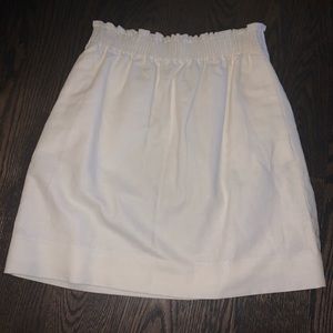 J.Crew Linen/cotton cinched skirt